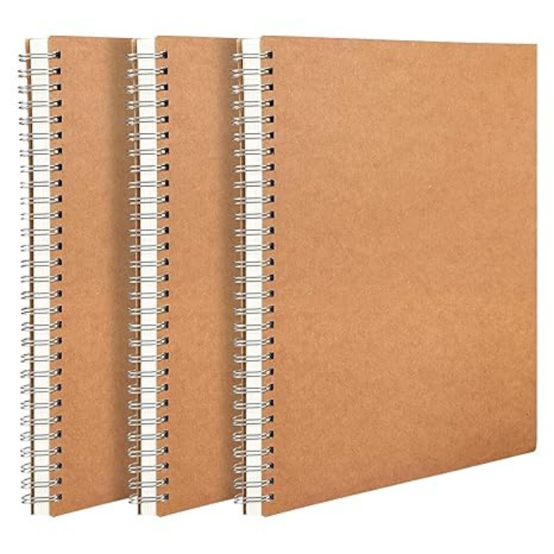 Lightweight Travel Spiral Notebook Book