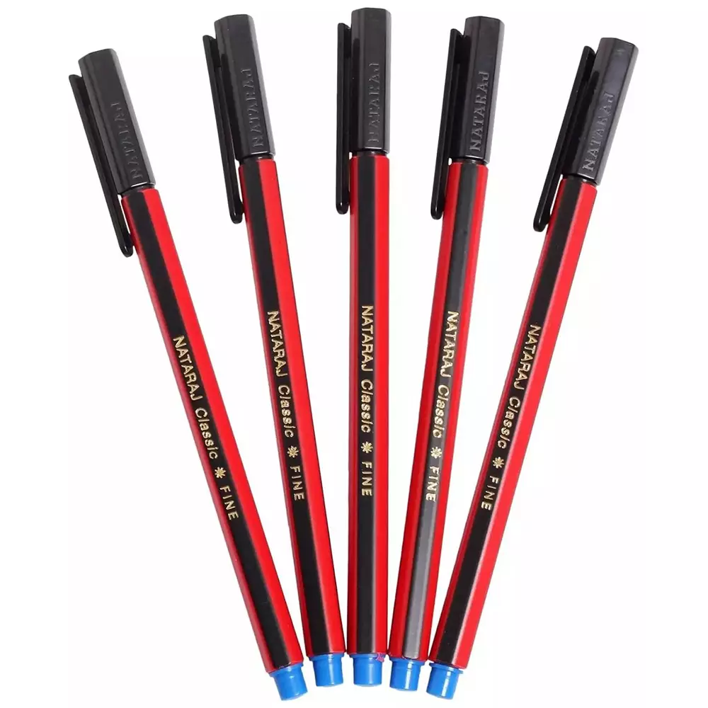 Nataraj Use & Throw NATRAJ Ball Point Pens (Blue)- Pack of 50 Pieces